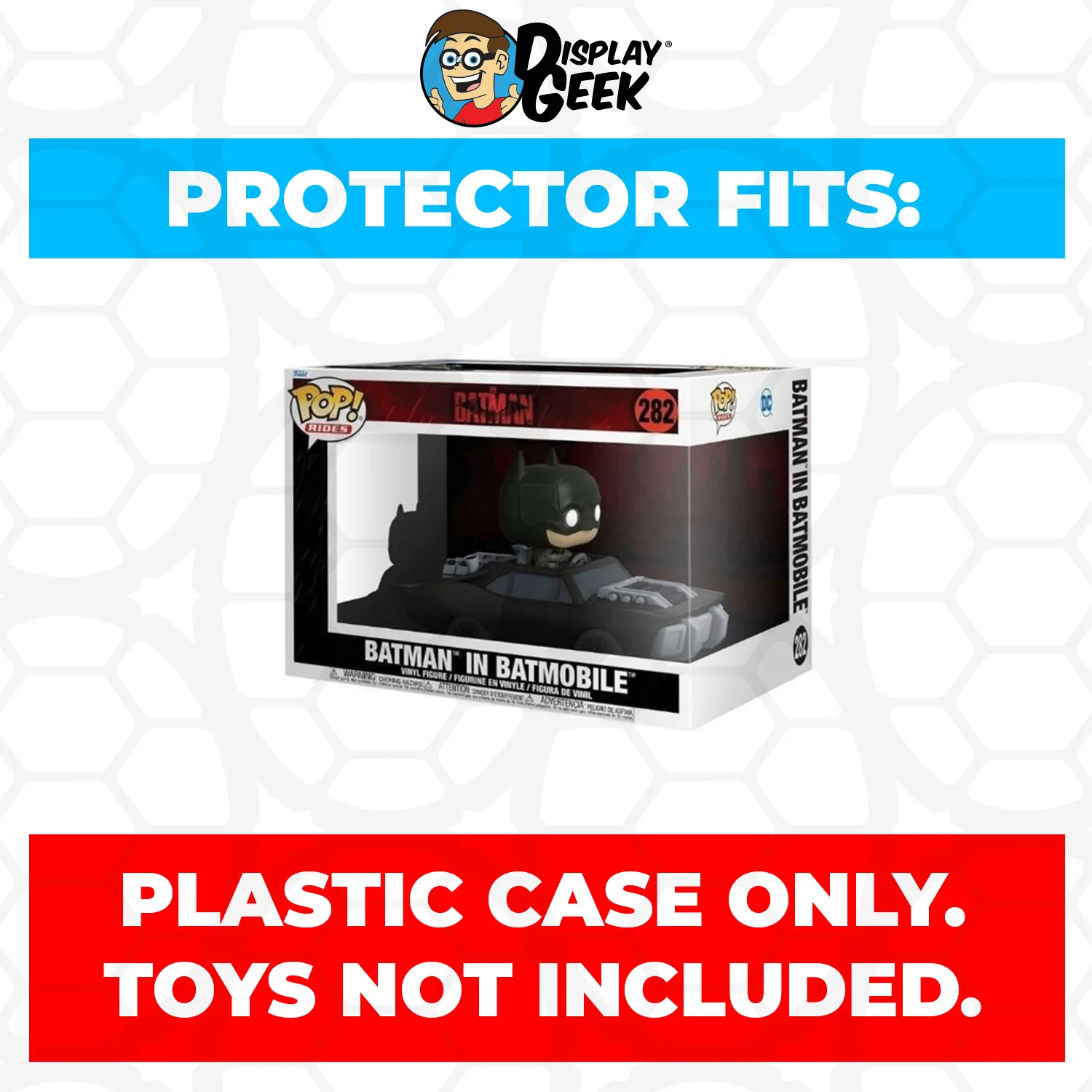 Pop Protector for The Batman in Batmobile #282 Funko Pop Rides - Image 2