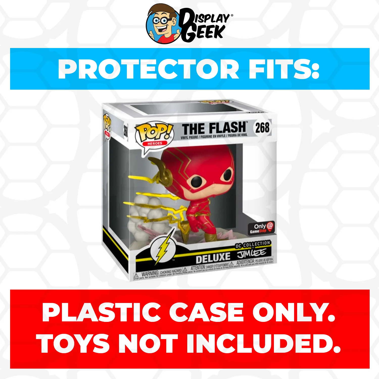 Pop Protector for The Flash Jim Lee #268 Funko Pop Deluxe - Image 2