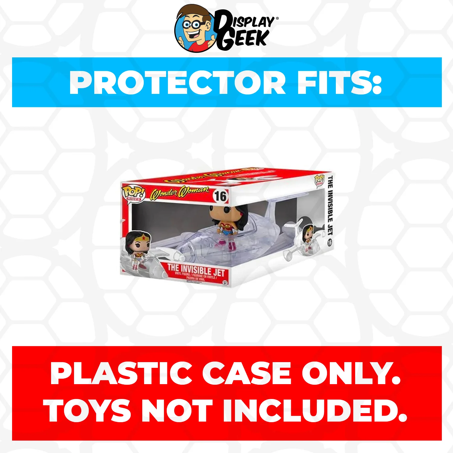 Pop Protector for The Invisible Jet with Wonder Woman #16 Funko Pop Rides - Image 2
