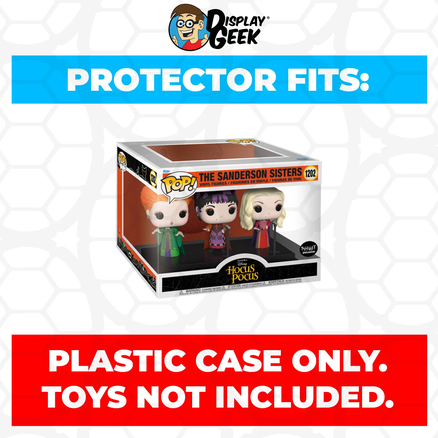 Pop Protector for The Sanderson Sisters Singing #1202 Funko Pop Moment - Image 2