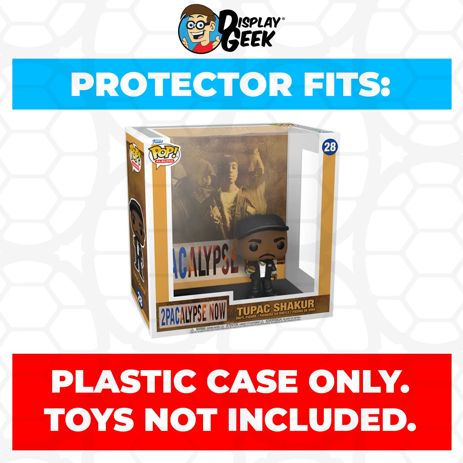 Pop Protector for Tupac Shakur 2Pacalypse Now #28 Funko Pop Albums - Image 2