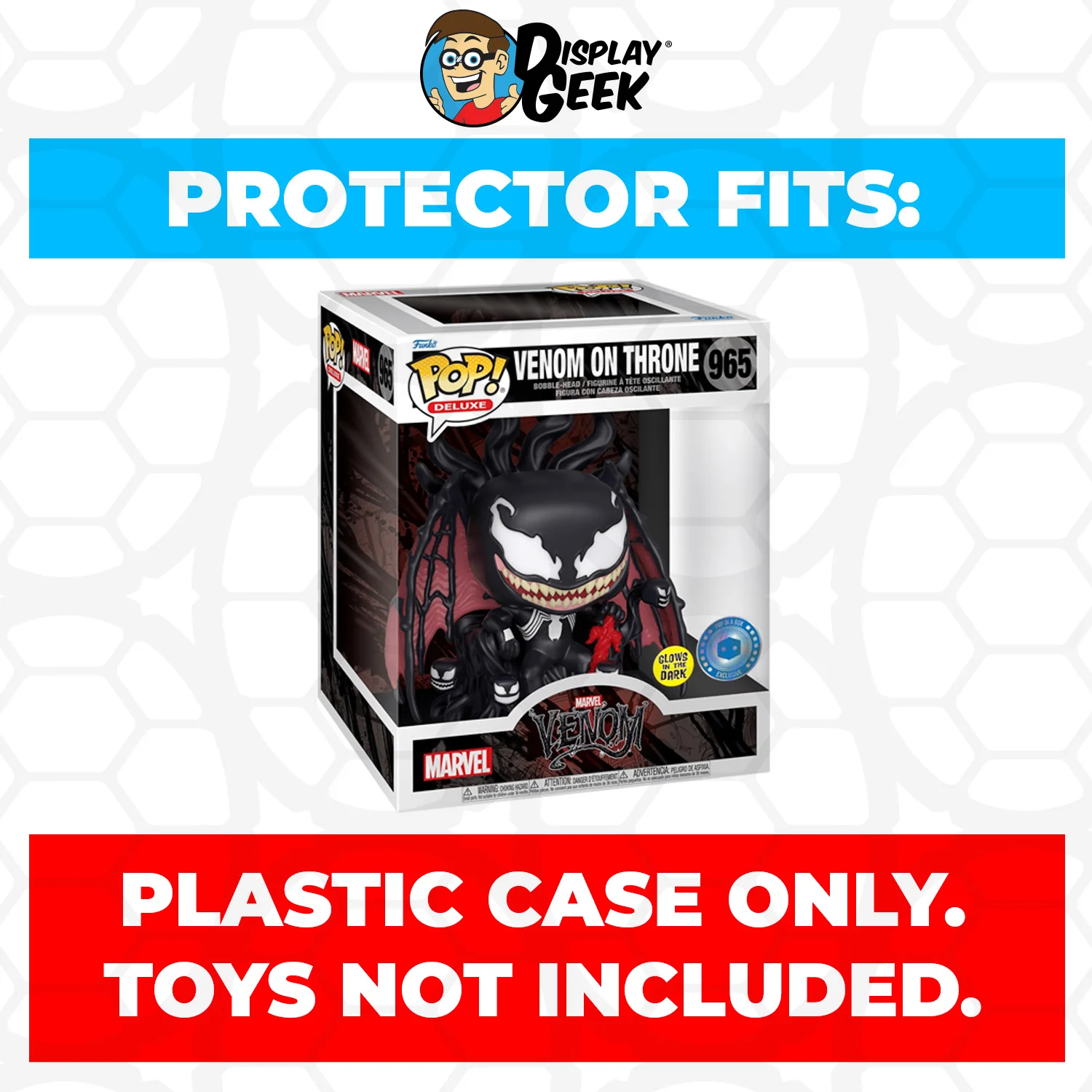 Pop Protector for Venom on Throne Glow #965 Funko Pop Deluxe - Image 2