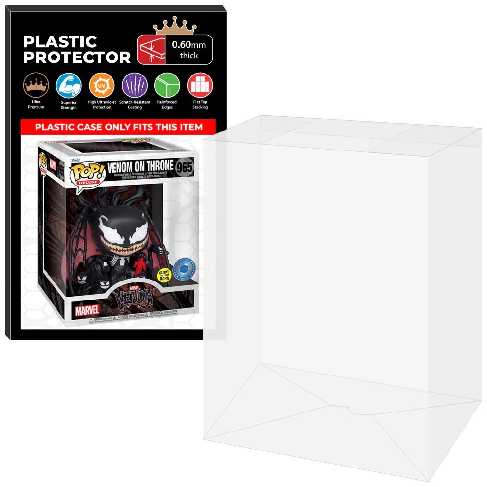 Pop Protector for Venom on Throne Glow #965 Funko Pop Deluxe - Image 7
