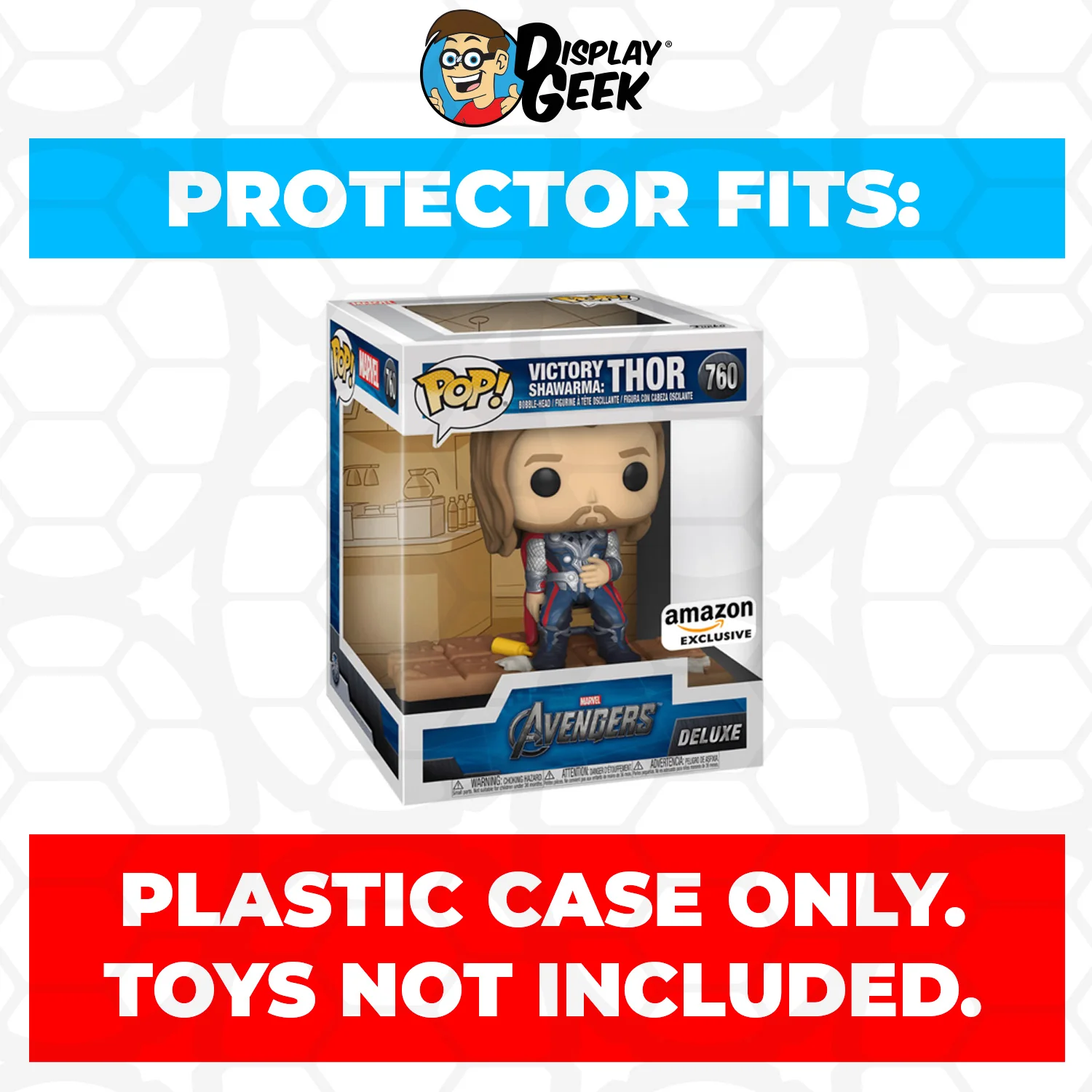 Pop Protector for Victory Shawarma Thor #760 Funko Pop Deluxe - Image 2