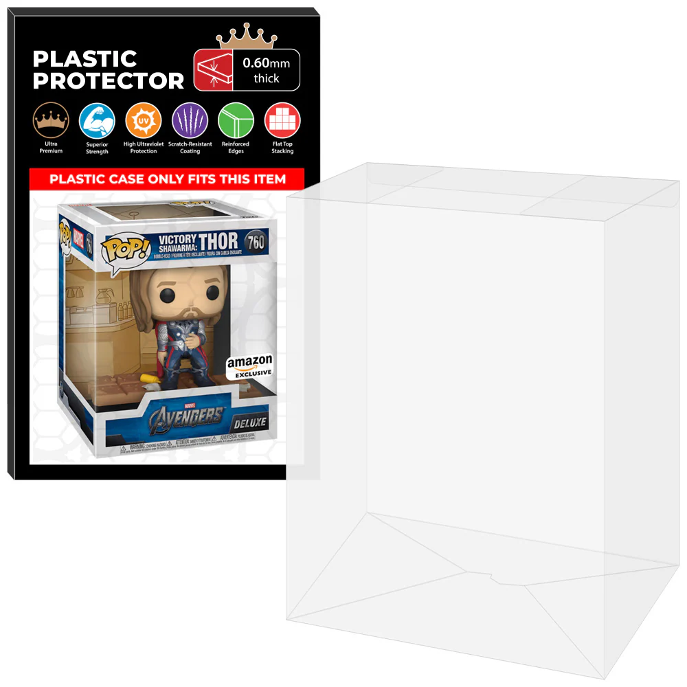 Pop Protector for Victory Shawarma Captain America #758 Funko Pop Deluxe - Image 10