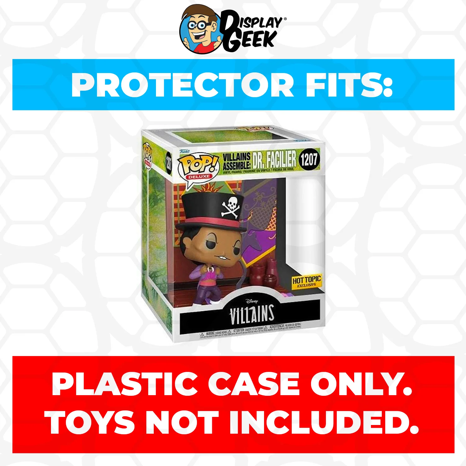 Pop Protector for Villains Assemble Dr. Facilier #1207 Funko Pop Deluxe - Image 2