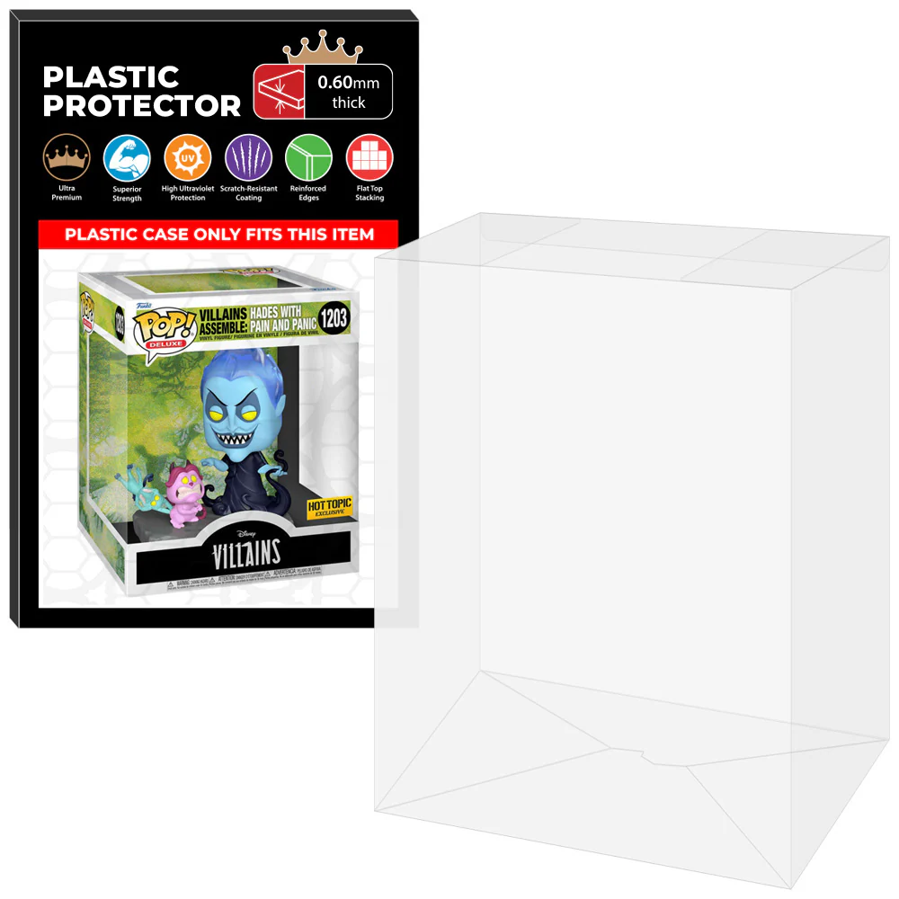Pop Protector for Villains Assemble Hades with Pain Panic #1203 Funko Pop Deluxe - Image 10