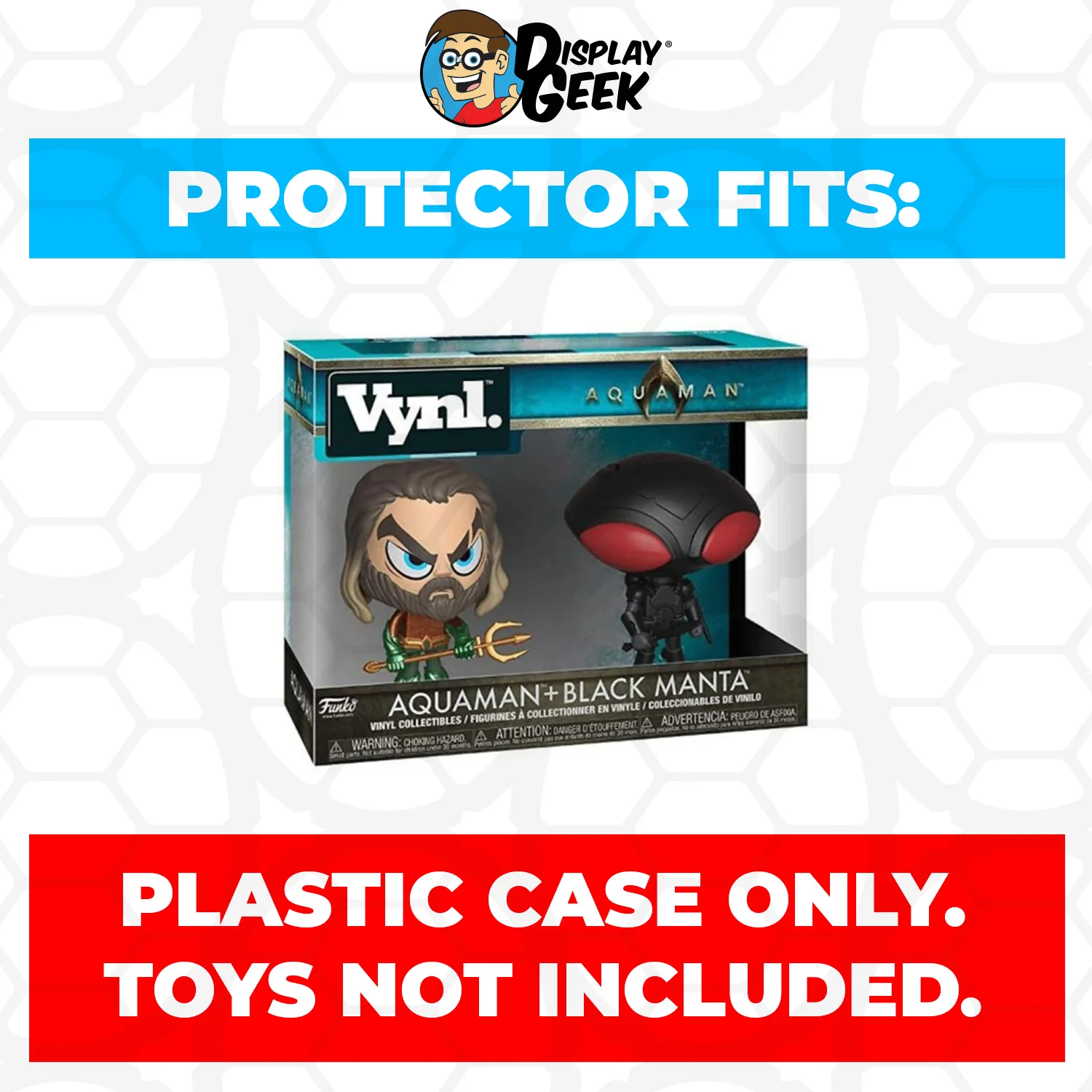 Pop Protector for Vynl 2 Pack Aquaman & Black Manta Funko - Image 2