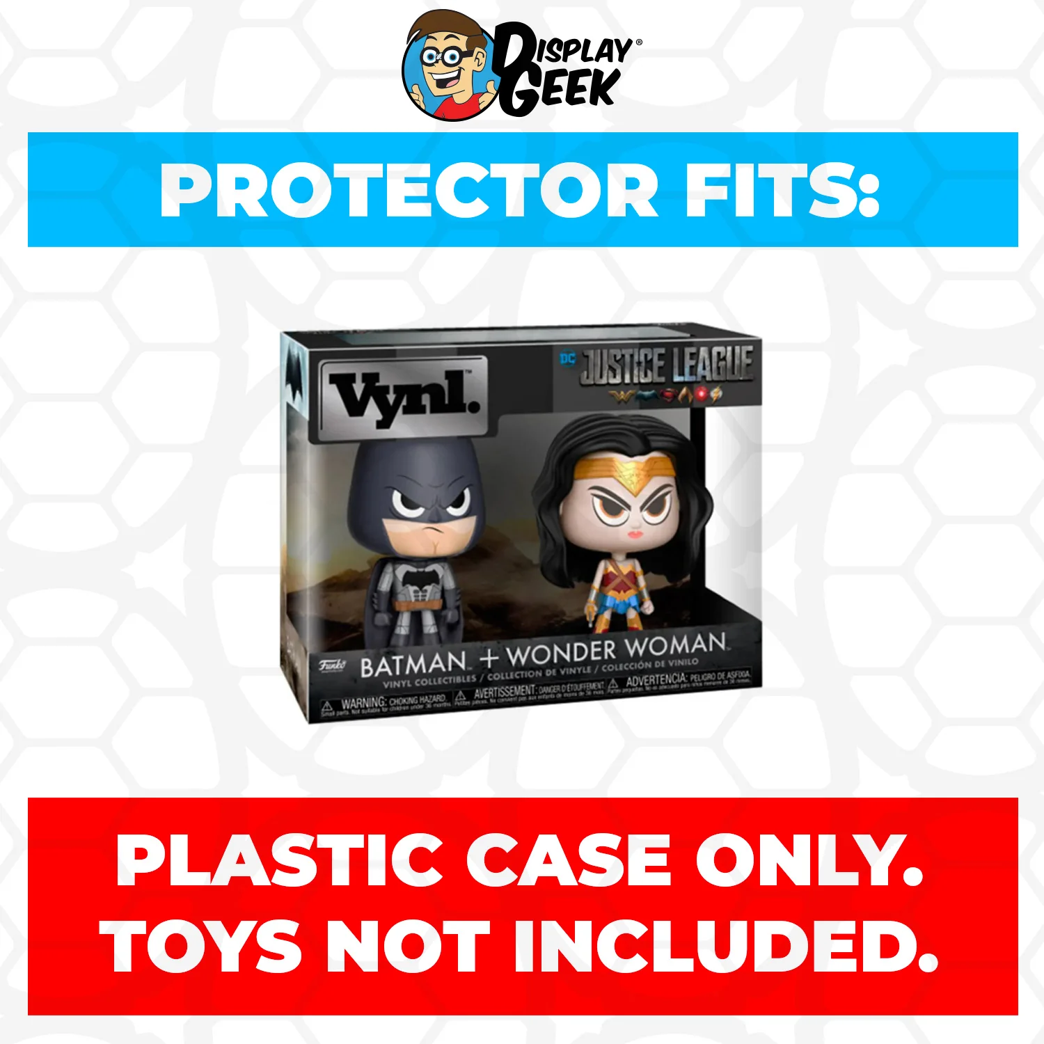 Pop Protector for Vynl 2 Pack Batman & Wonder Woman Funko - Image 2
