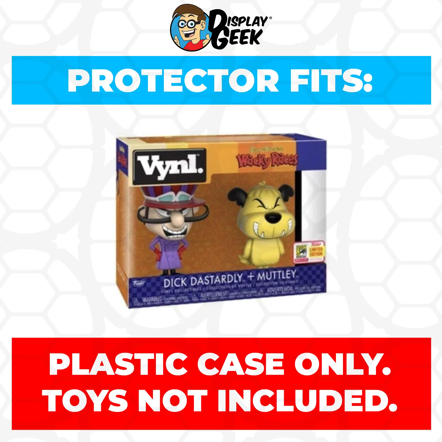Pop Protector for Vynl 2 Pack Dick Dastardly & Muttley SDCC Funko - Image 2