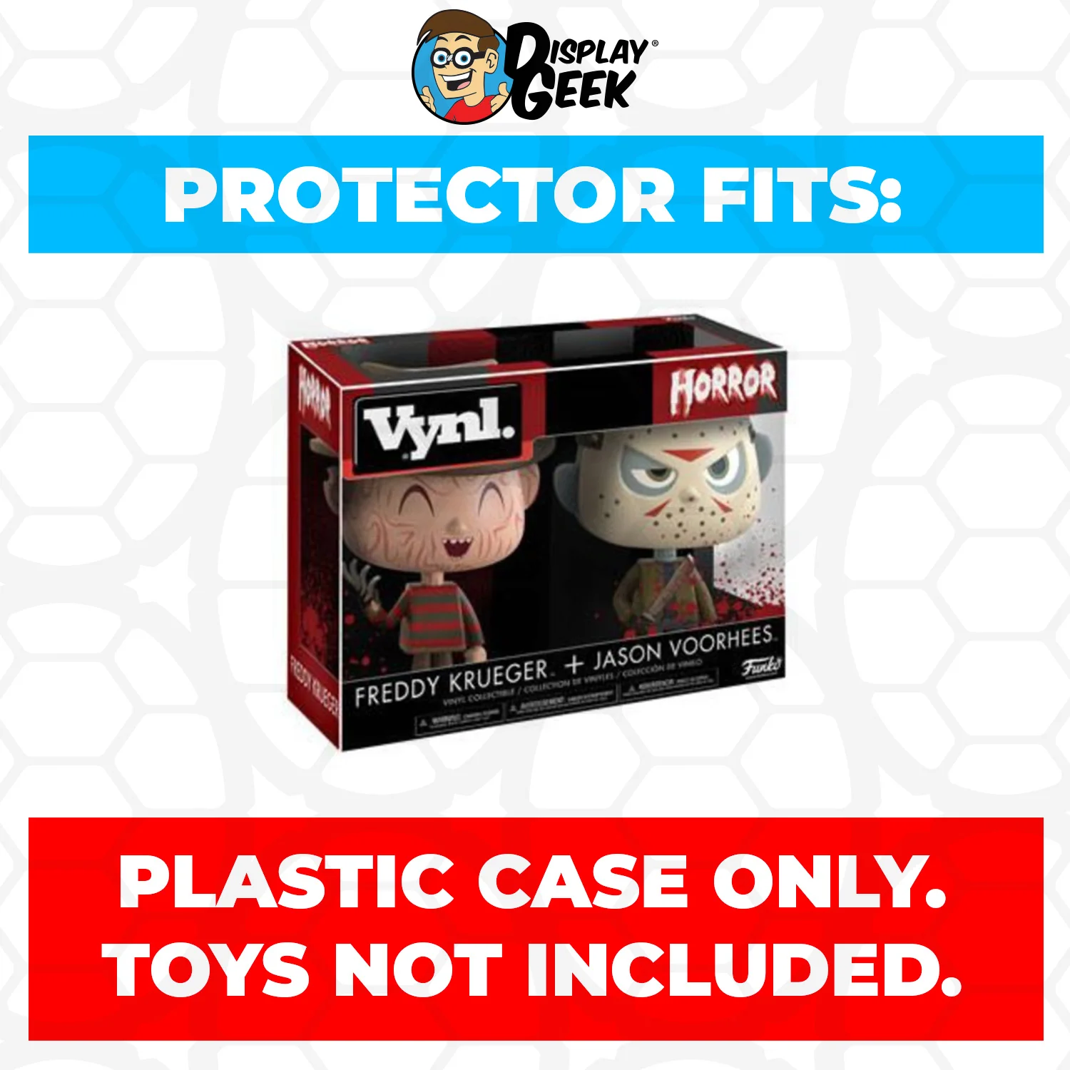 Pop Protector for Vynl 2 Pack Freddy Krueger & Jason Voorhees Funko - Image 2