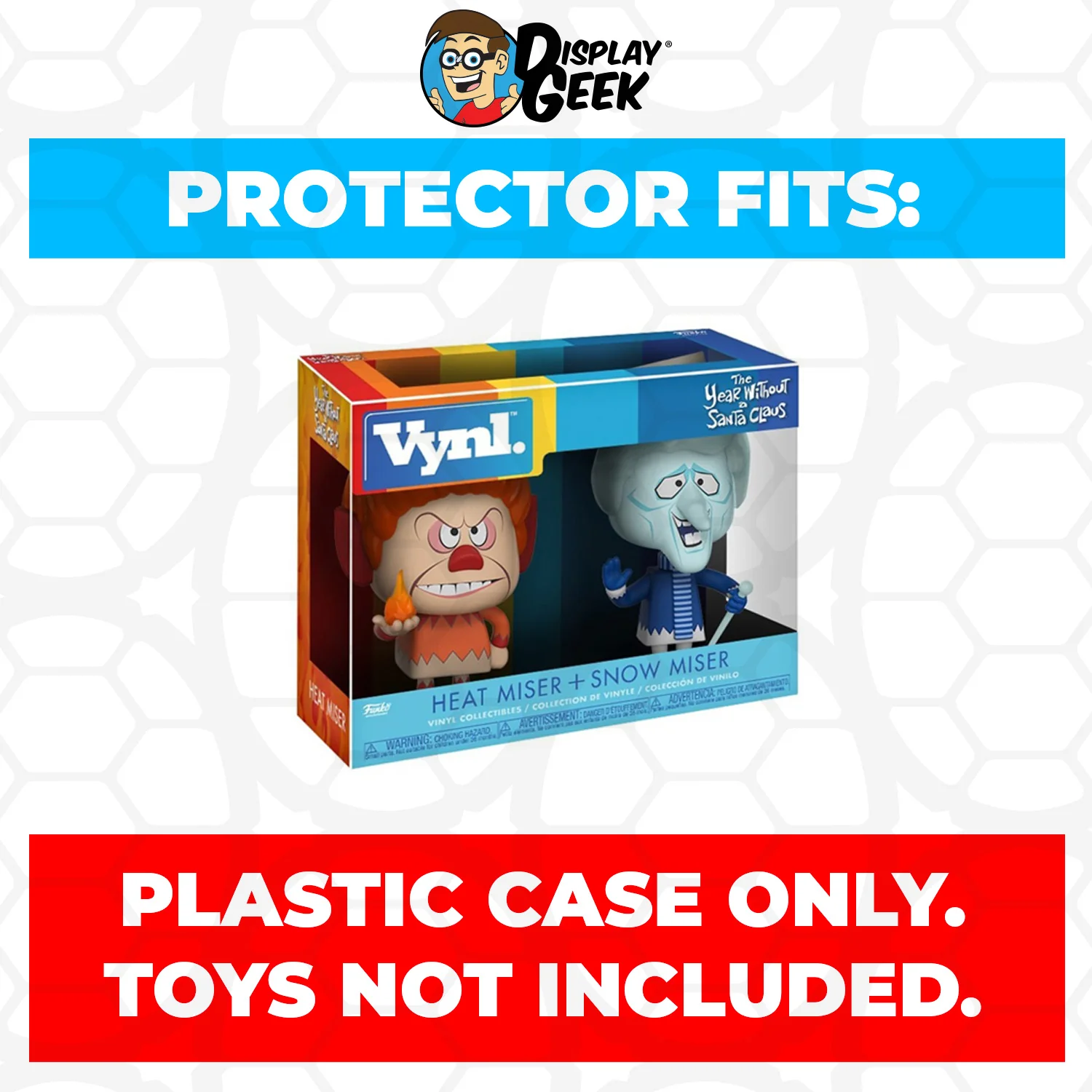 Pop Protector for Vynl 2 Pack Heat Miser & Snow Miser Funko - Image 2