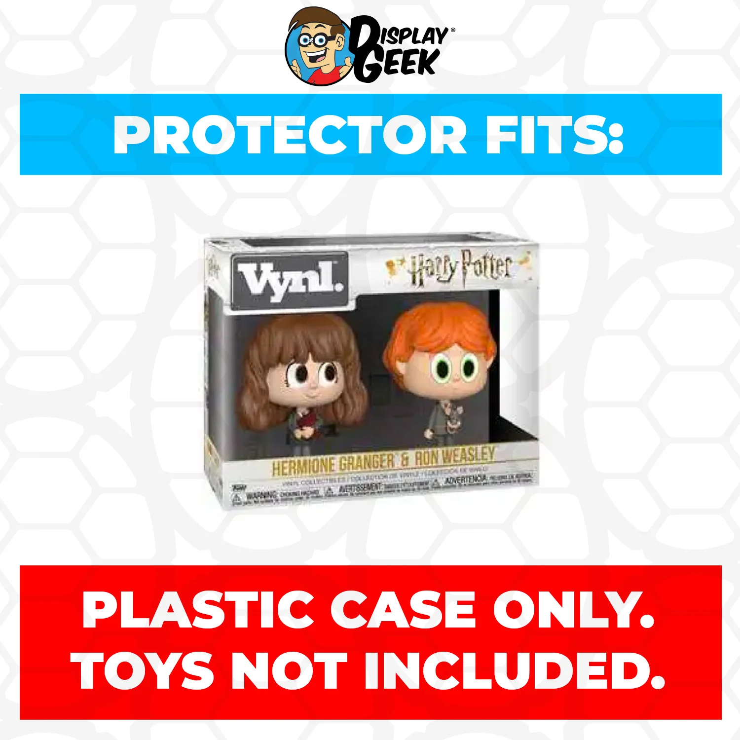 Pop Protector for Vynl 2 Pack Hermione Granger & Ron Weasley Funko - Image 2