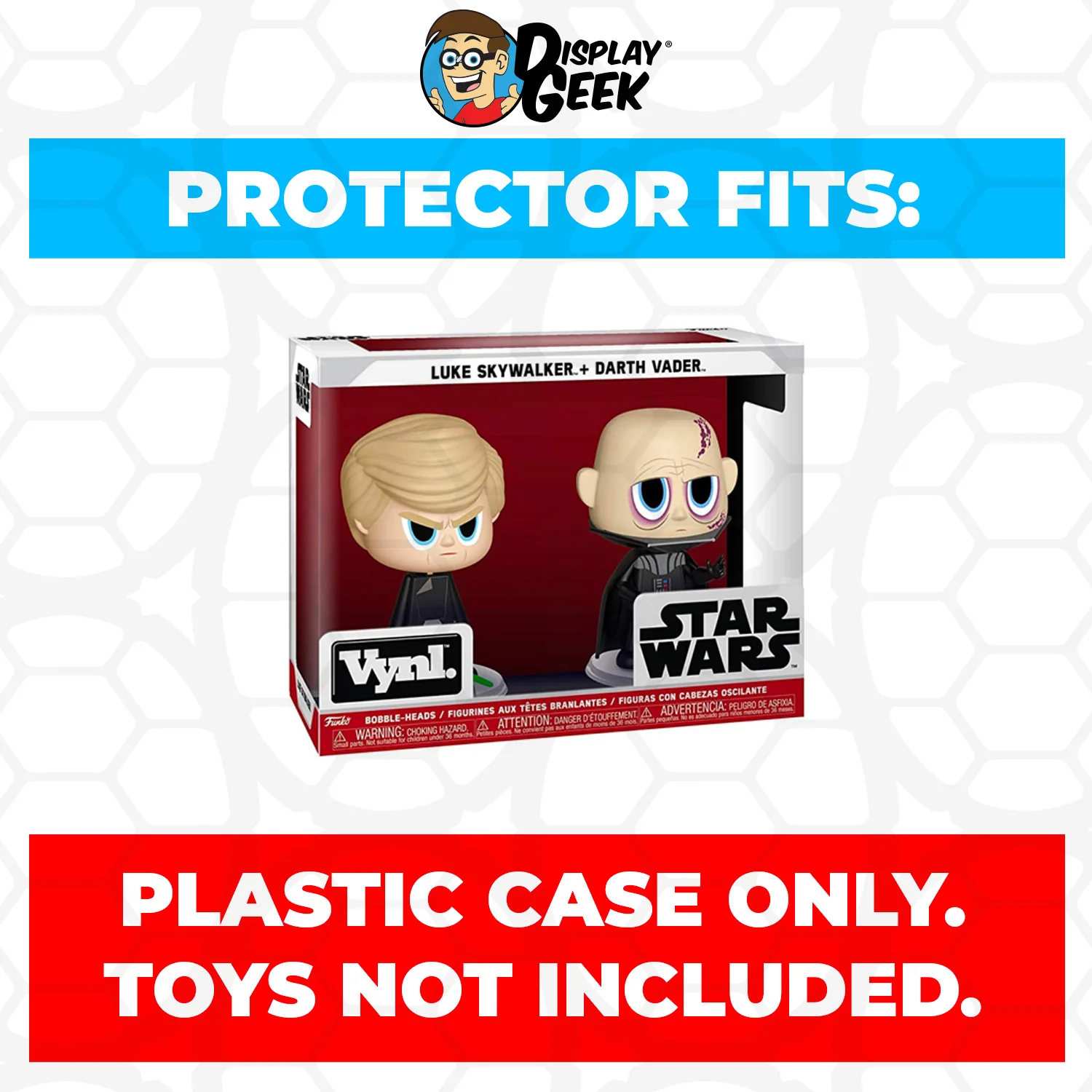 Pop Protector for Vynl 2 Pack Luke Skywalker & Darth Vader Funko - Image 2