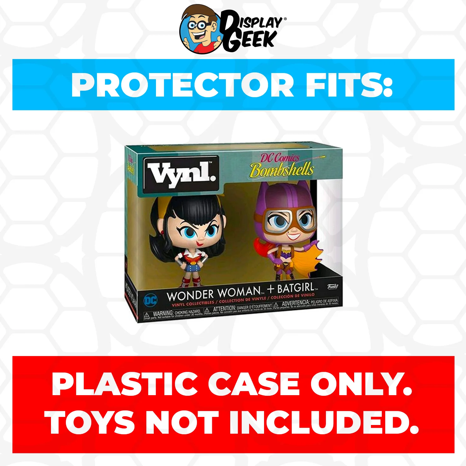 Pop Protector for Vynl 2 Pack Wonder Woman & Batgirl Funko - Image 2