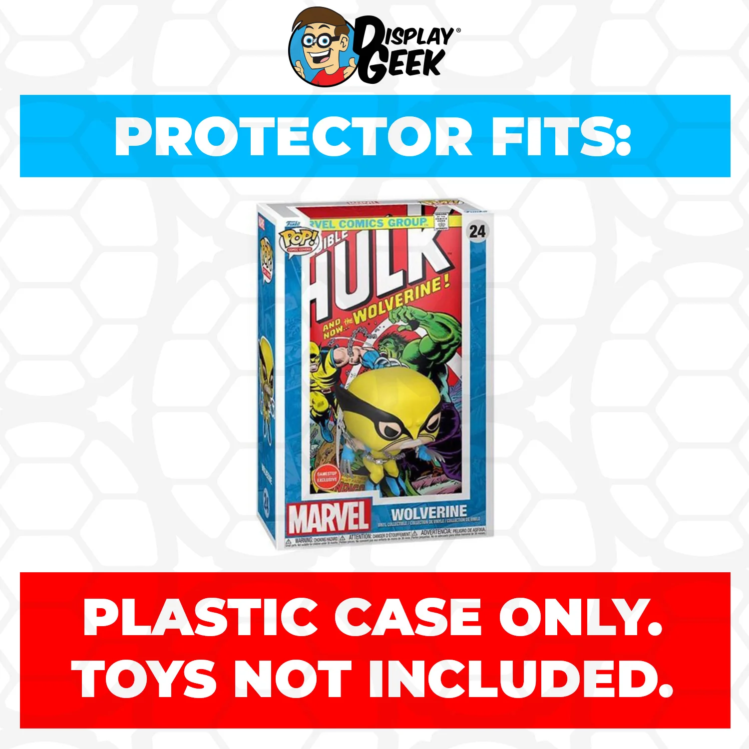 Pop Protector for Wolverine Incredible Hulk #24 Funko Pop Comic Covers - Image 2