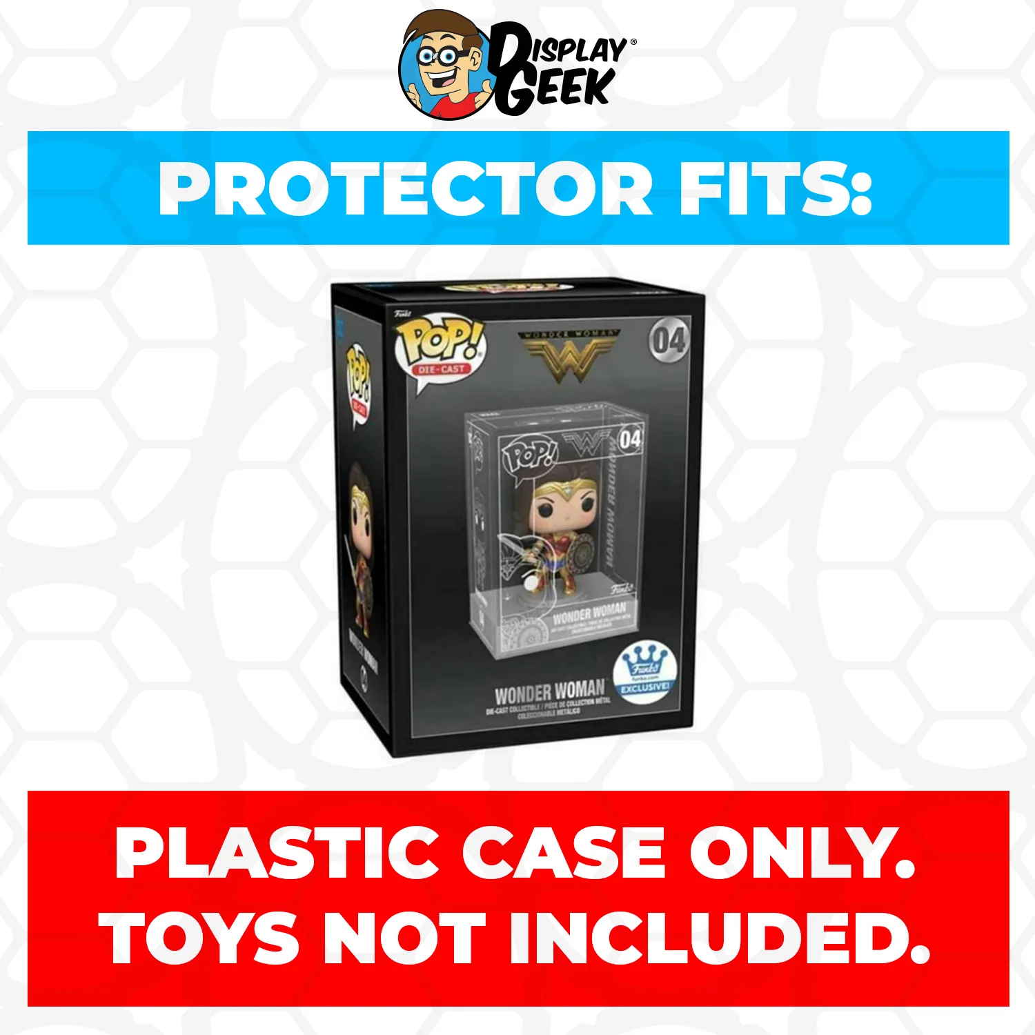 Pop Protector for Wonder Woman #04 Funko Pop Die-Cast Outer Box - Image 2