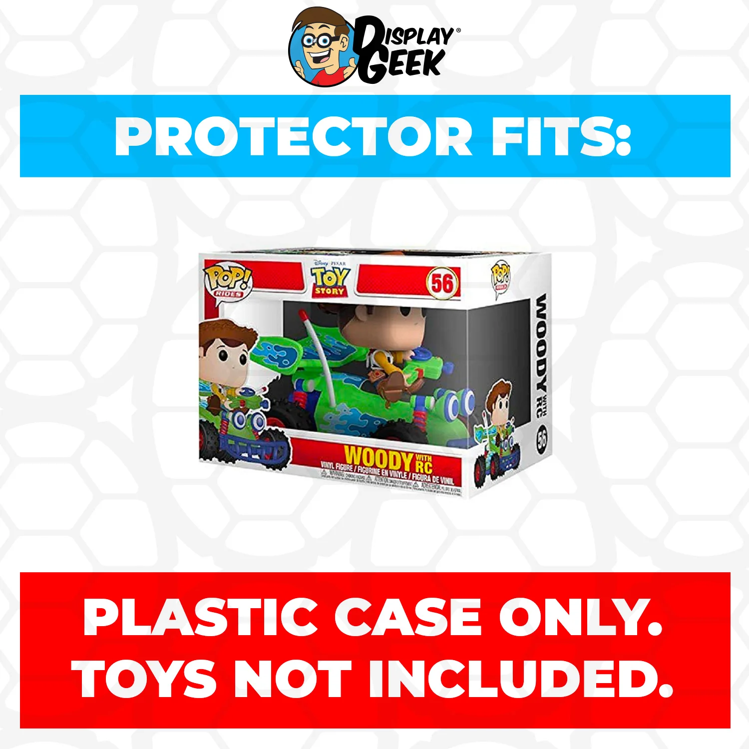 Pop Protector for Woody with RC #56 Funko Pop Rides - Image 2