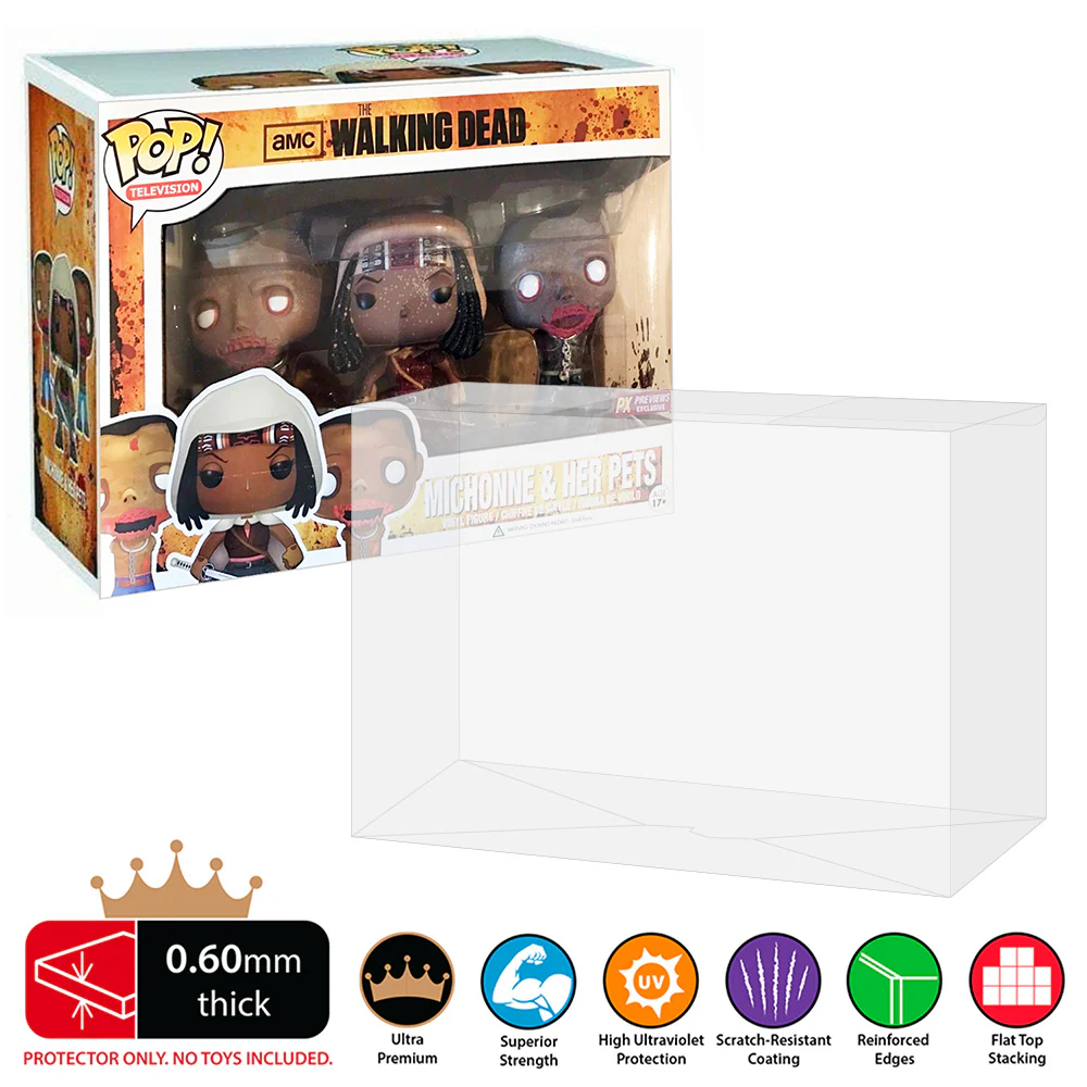 3 PACK LARGE OG Pop Protectors for Funko (0.50mm thick, UV & Scratch Resistant) 6.25h x 9w x 4.25d - Image 8