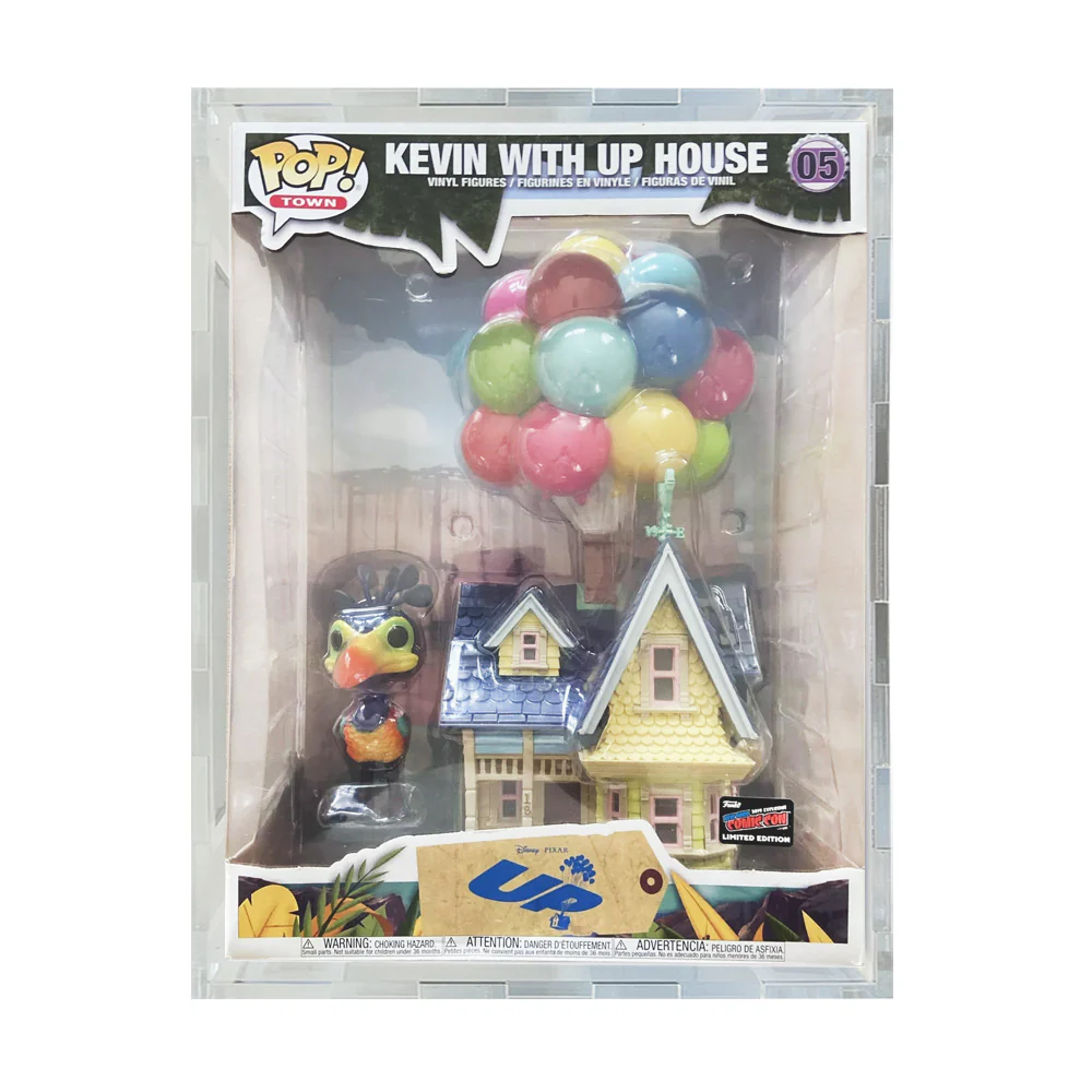 Custom Acrylic Hard Case for POP TOWN KEVIN UP HOUSE #05 Funko Pop Grail Boxes (4.5mm thick) Fits 13.25h x 10w x 6.375d