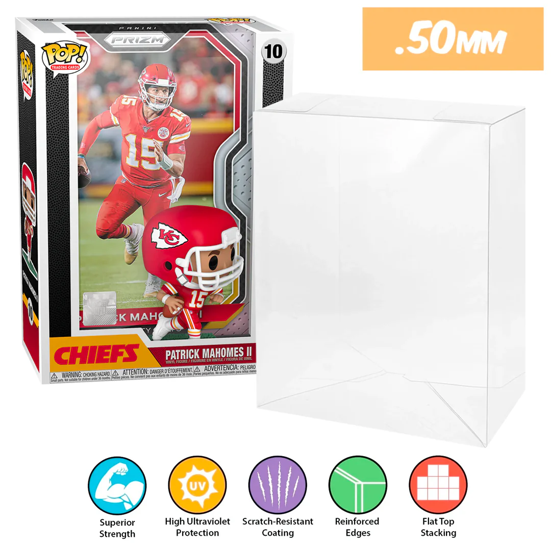 POP TRADING CARDS Pop Protectors for Funko (0.50mm thick, UV & Scratch Resistant) 11.25h x 8w x 3.25d