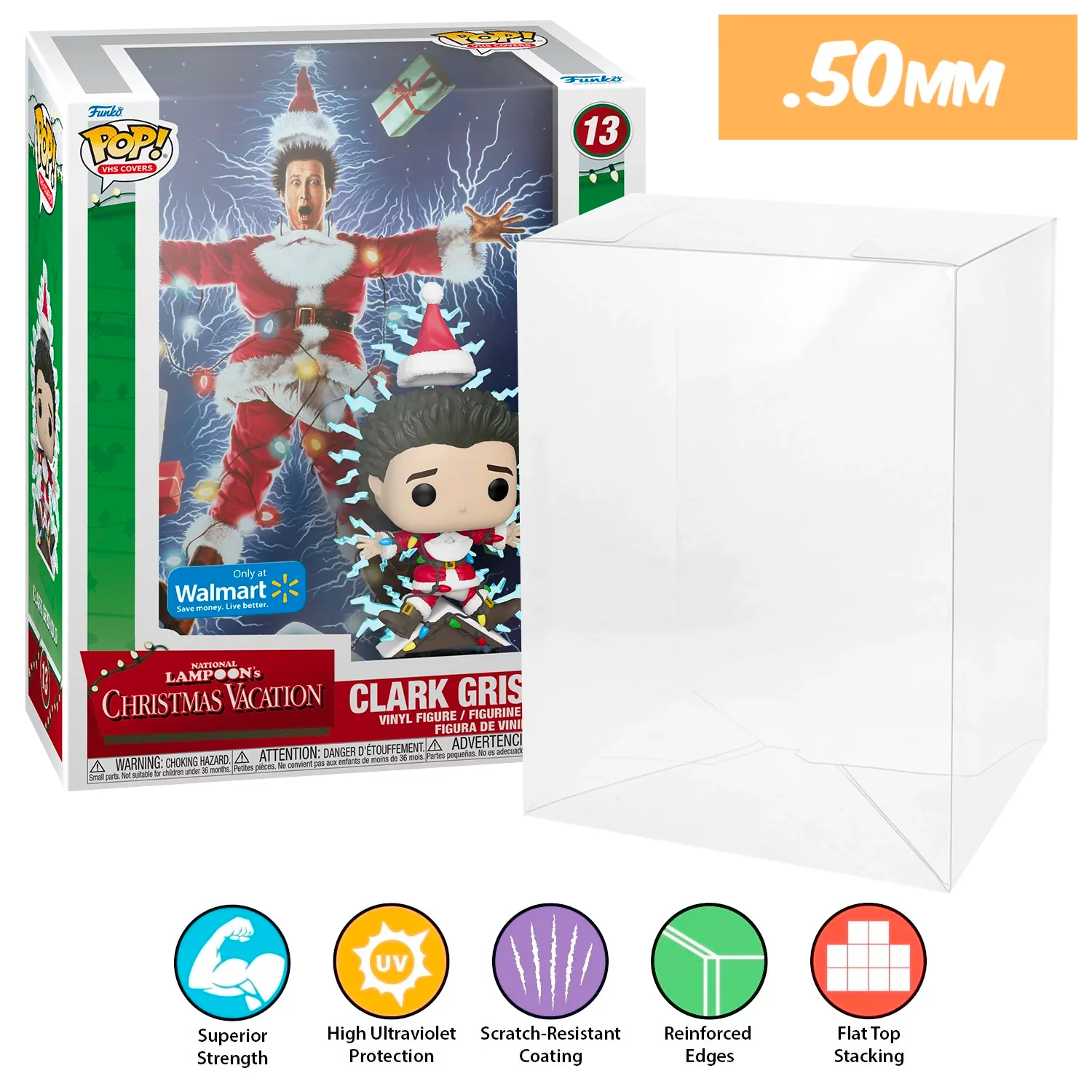 **REPLACED WITH 0.60MM** POP VHS & GAME COVERS Pop Protectors for Funko (0.50mm thick, UV & Scratch Resistant) 8.75h x 7w x 3.25d - Image 26