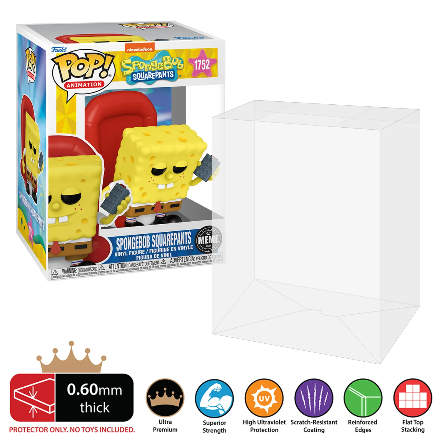 **PRE-ORDER ETA LATE APRIL** POP PREMIUM Pop Protectors for Funko (0.60mm thick, UV & Scratch Resistant) 7.25h x 5.5w x 4.5d - Image 8