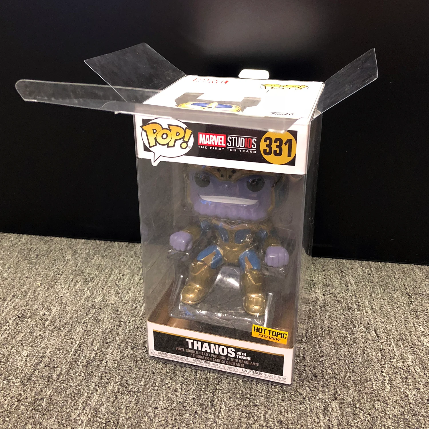 THANOS THRONE Pop Protectors for Funko (0.50mm thick) 9h x 5w x 5d - Image 5