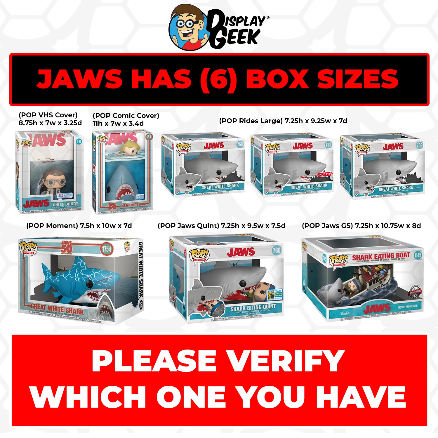 **PRE-ORDER ETA LATE APRIL** POP VHS & GAME COVERS Pop Protectors for Funko (0.60mm thick, UV & Scratch Resistant) 8.75h x 7w x 3.25d - Image 7