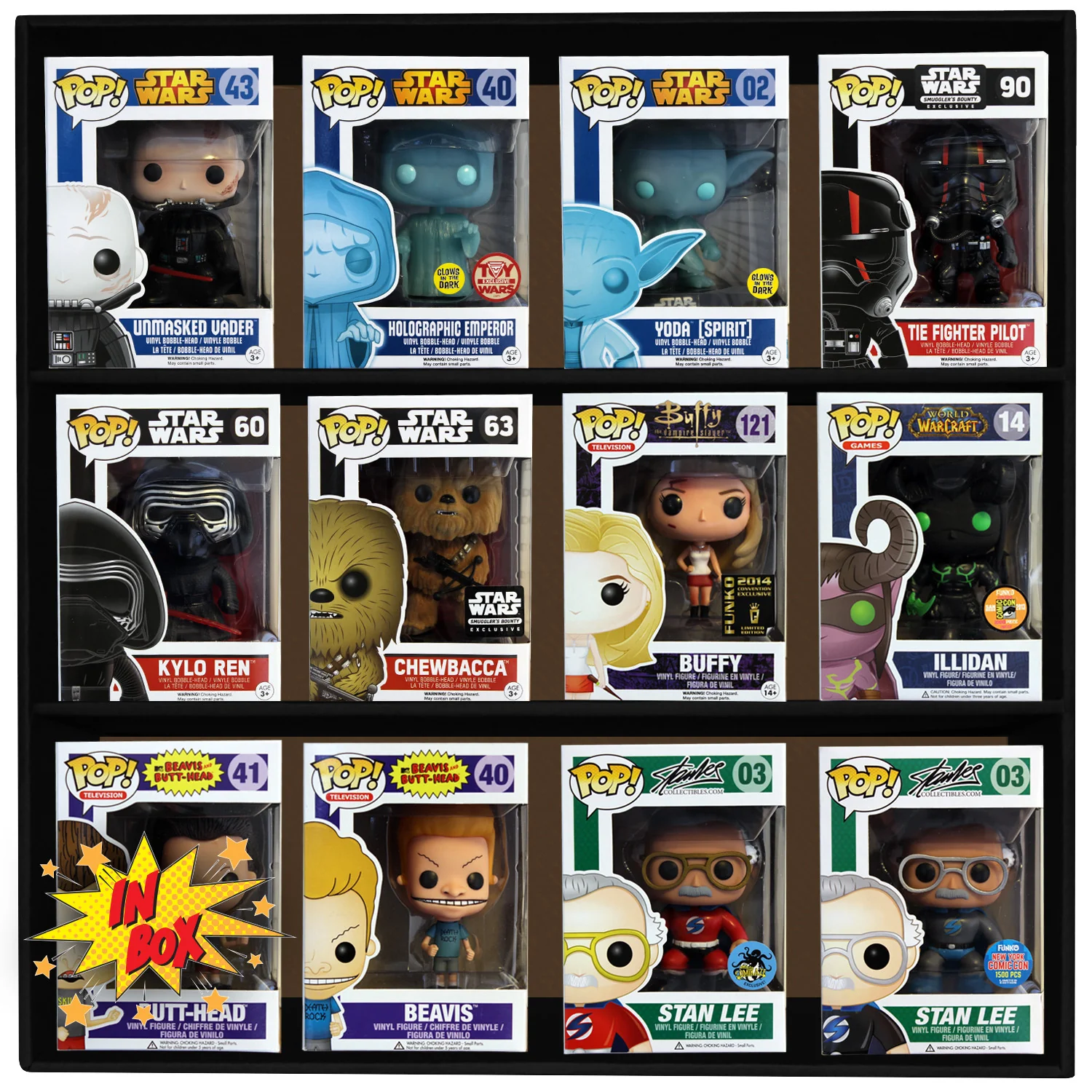 **DISCONTINUED** GAME OF THRONES - Display Case for Funko Pops with 3 Backdrop Inserts, Corrugated Cardboard - Image 8