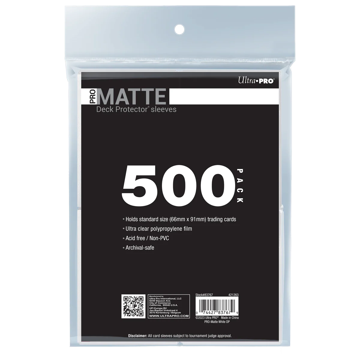 Matte Protector Sleeves for Trading Card Games, Standard Size Deck (500 pack) - Image 14