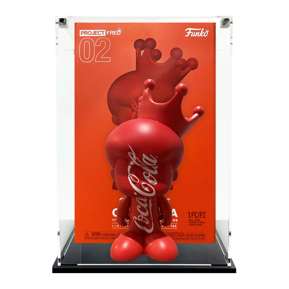 Custom Acrylic Display Case for PROJECT FRED COMBO Funko Grail Box & Figure Together (3mm thick, UV Resistant) - Image 9