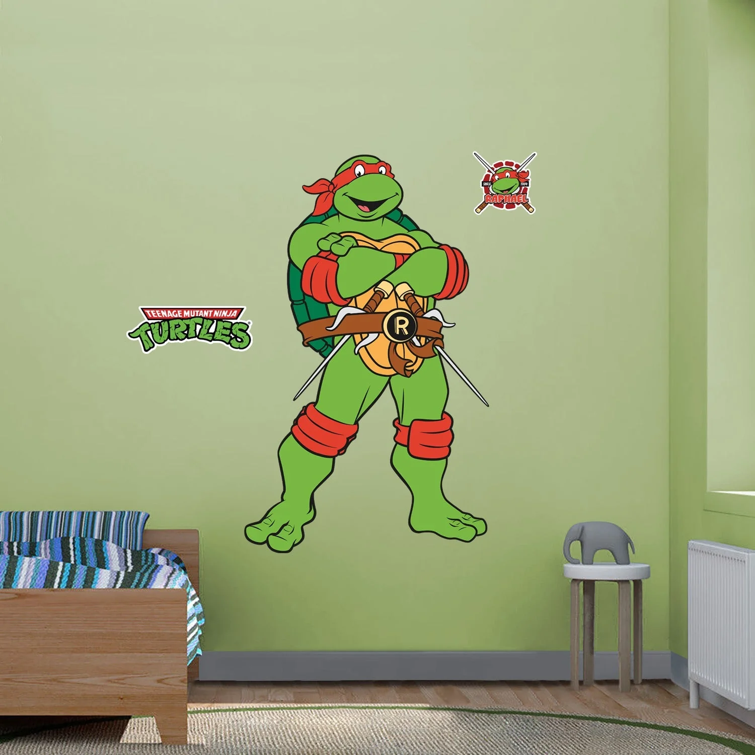 Raphael - Teenage Mutant Ninja Turtles - RealBig Classic Collection - Official Nickelodeon - Reusable Vinyl Wall Decals - Image 6