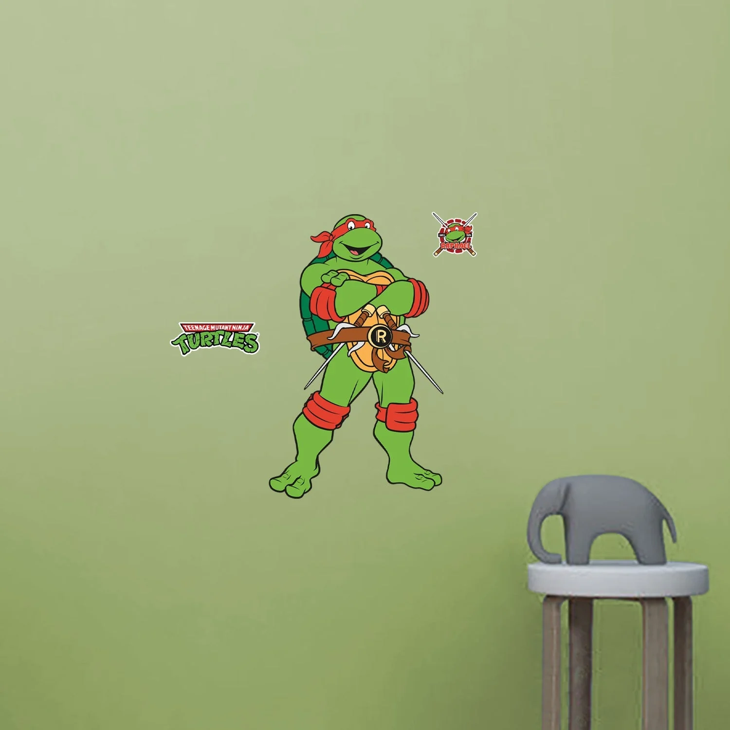 Raphael - Teenage Mutant Ninja Turtles - RealBig Classic Collection - Official Nickelodeon - Reusable Vinyl Wall Decals - Image 7