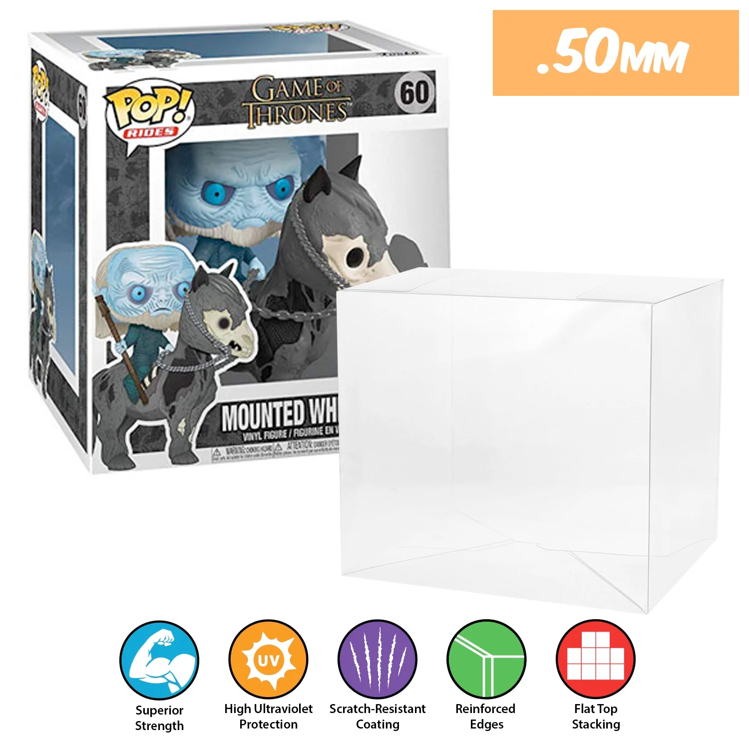 **REPLACED WITH 0.60MM** POP DELUXE JIM LEE Pop Protectors for Funko (0.50mm thick, UV & Scratch Resistant) 6.25h x 6w x 5d - Image 11
