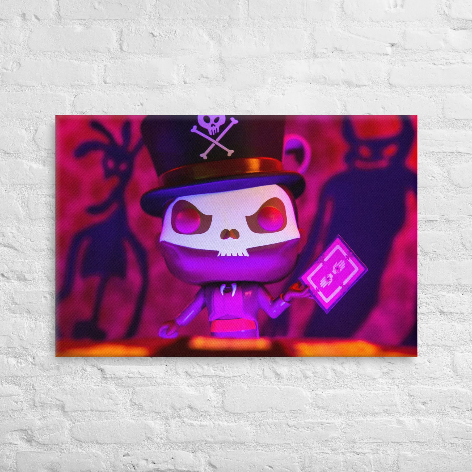 Shadow Man Funko Pop Photography Giant Canvas by UrbanRoxStarr