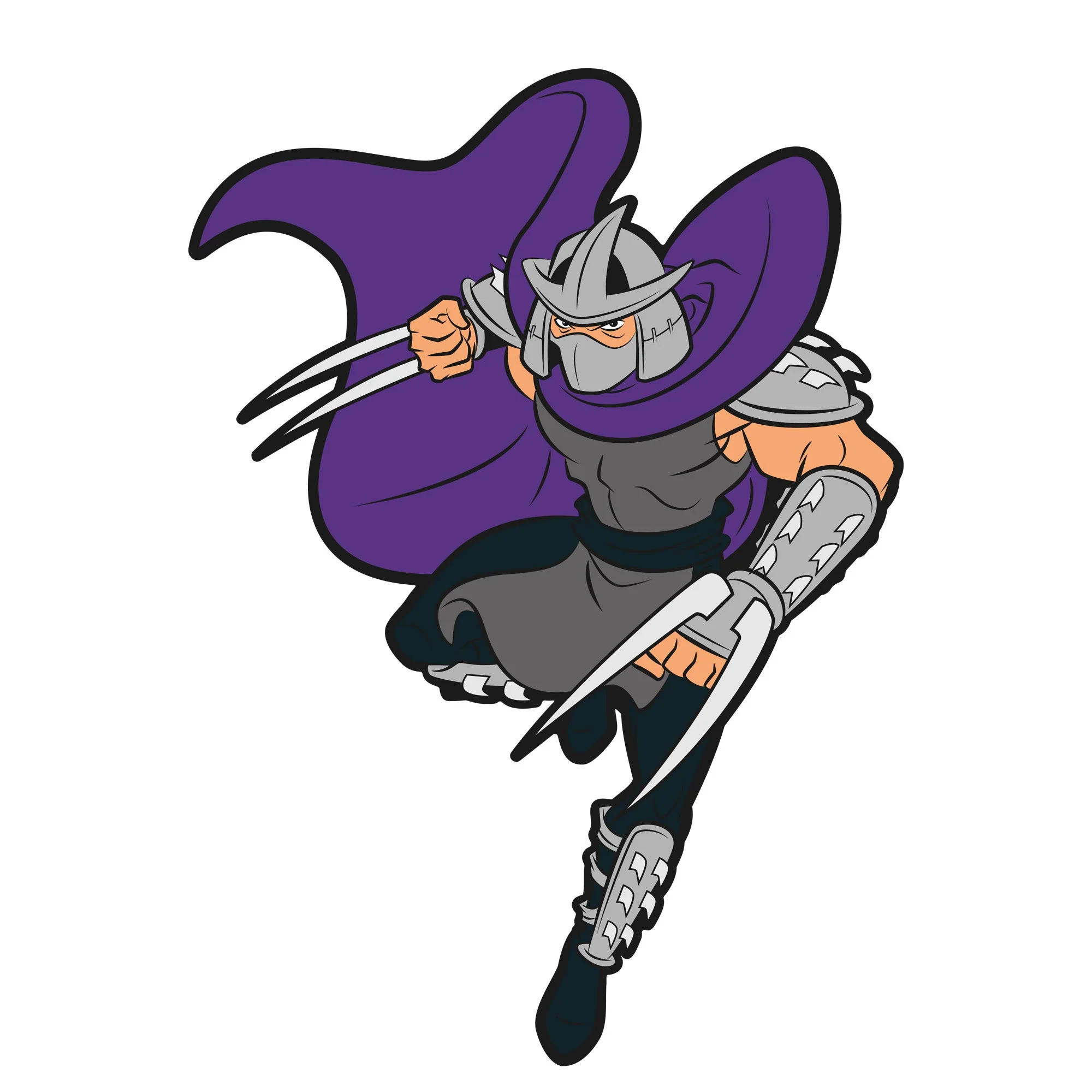 Shredder - Teenage Mutant Ninja Turtles - RealBig Classic Collection - Official Nickelodeon - Reusable Vinyl Wall Decals - Image 5