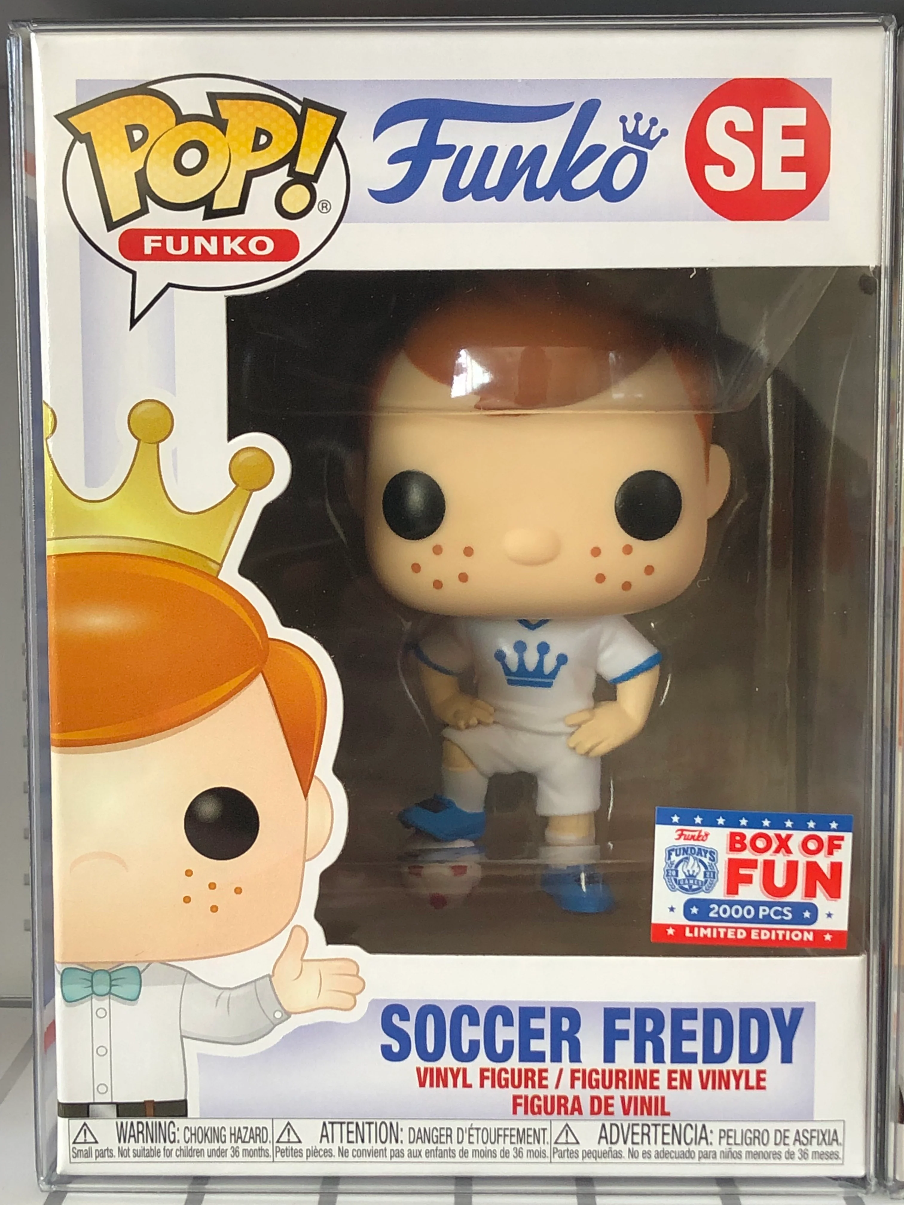 Funko Pop Soccer Freddy Funko Box of Fun LE 2000