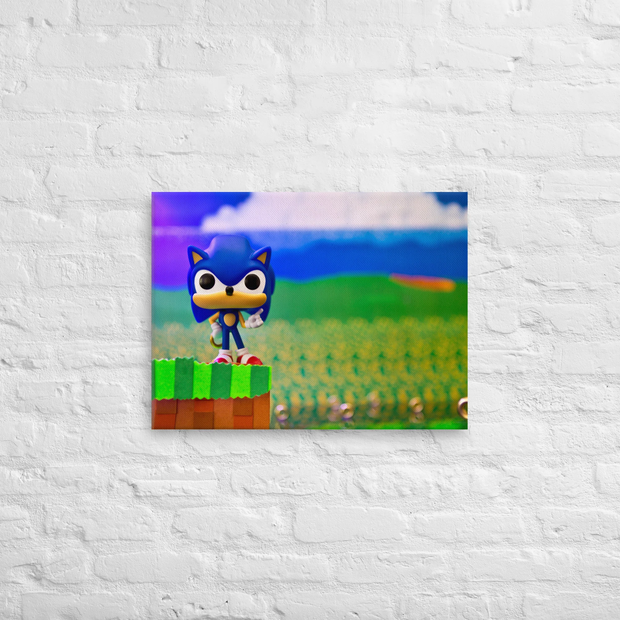 Sonic Funko Pop Photography Giant Canvas by UrbanRoxStarr - Image 2