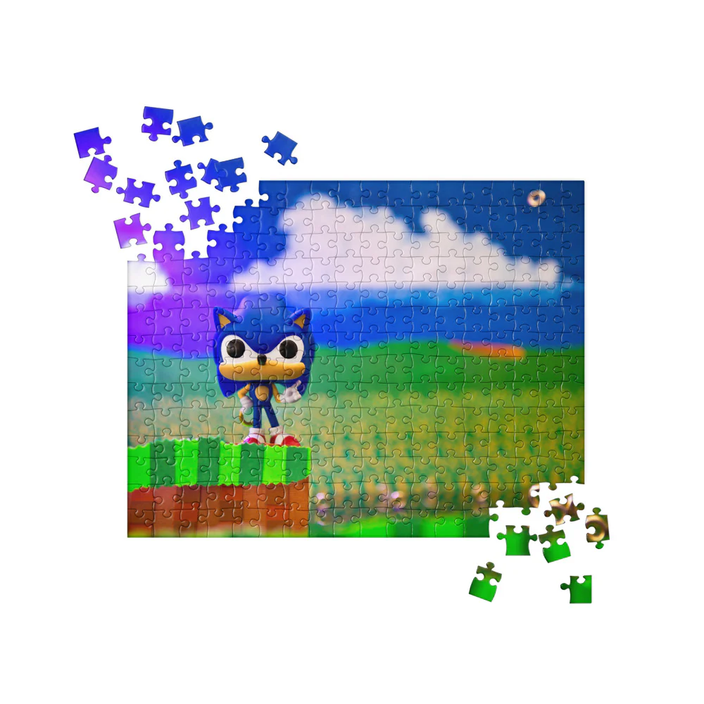 Sonic Funko Pop Photo Jigsaw puzzle by UrbanRoxStarr - Image 2
