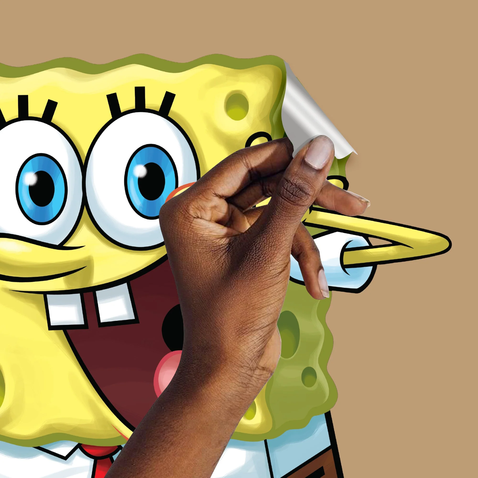 SpongeBob Squarepants - RealBig Characters Collection - Official Nickelodeon - Reusable Vinyl Wall Decals - Image 4