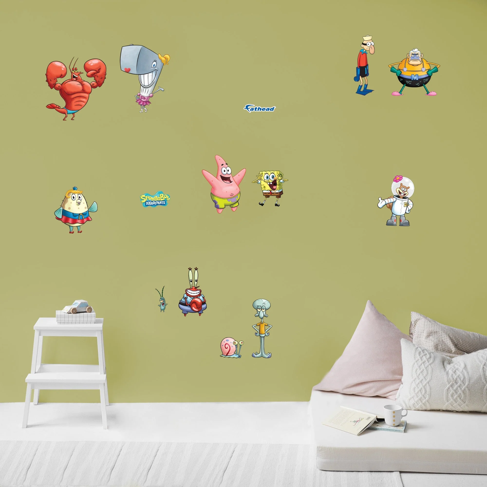 SpongeBob Squarepants - RealBig Characters Collection - Official Nickelodeon - Reusable Vinyl Wall Decals - Image 6