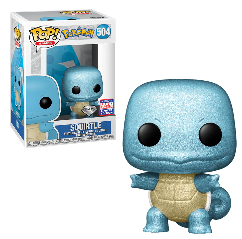 Funko Pop Squirtle Diamond Summer Convention