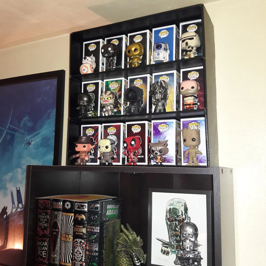 CLASSIC - Display Case for Funko Pops, Wall Mountable & Stackable Toy Shelf (Cardboard) - Image 19