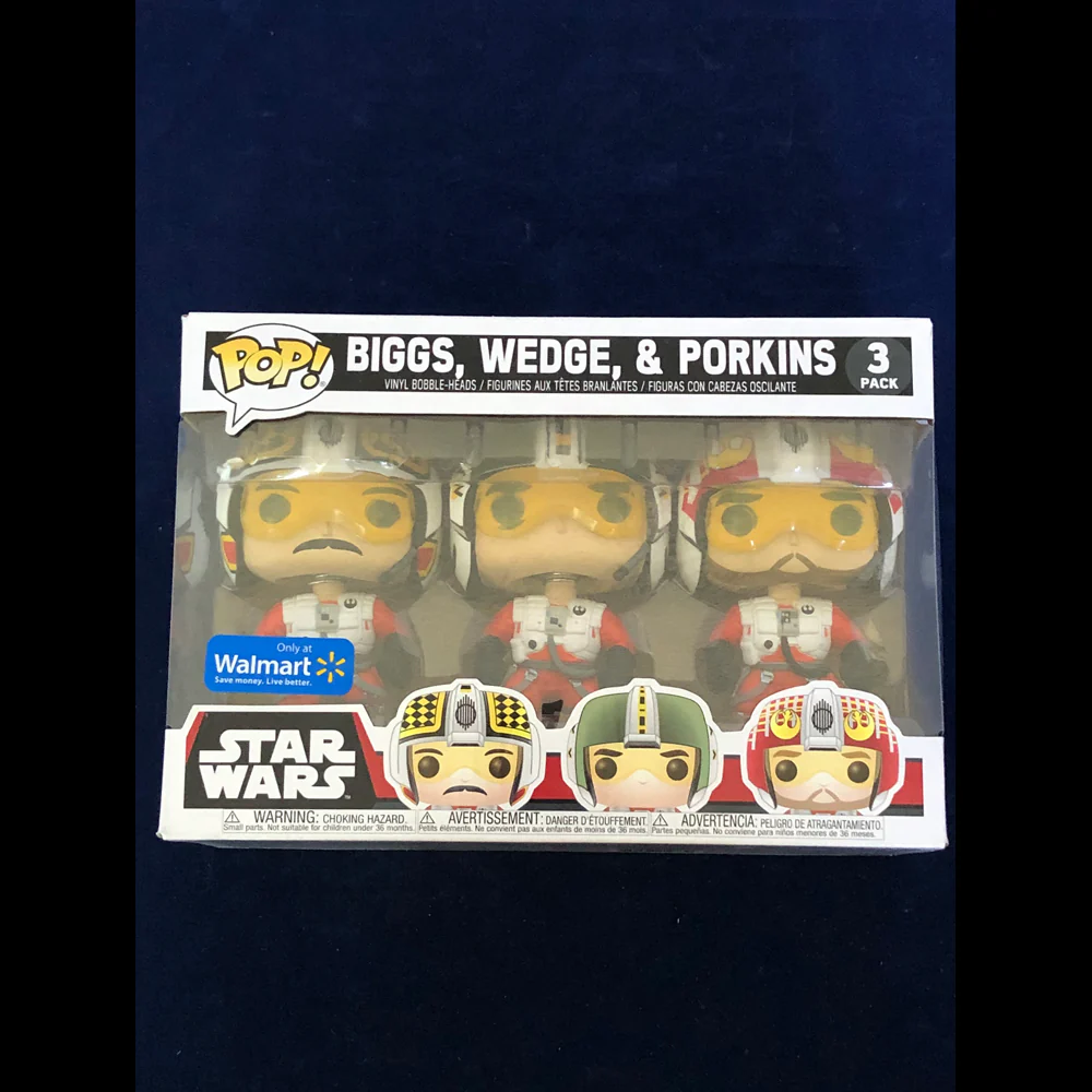 Funko Pop Star Wars Biggs, Wedge, and Porkins 3 Pack Walmart