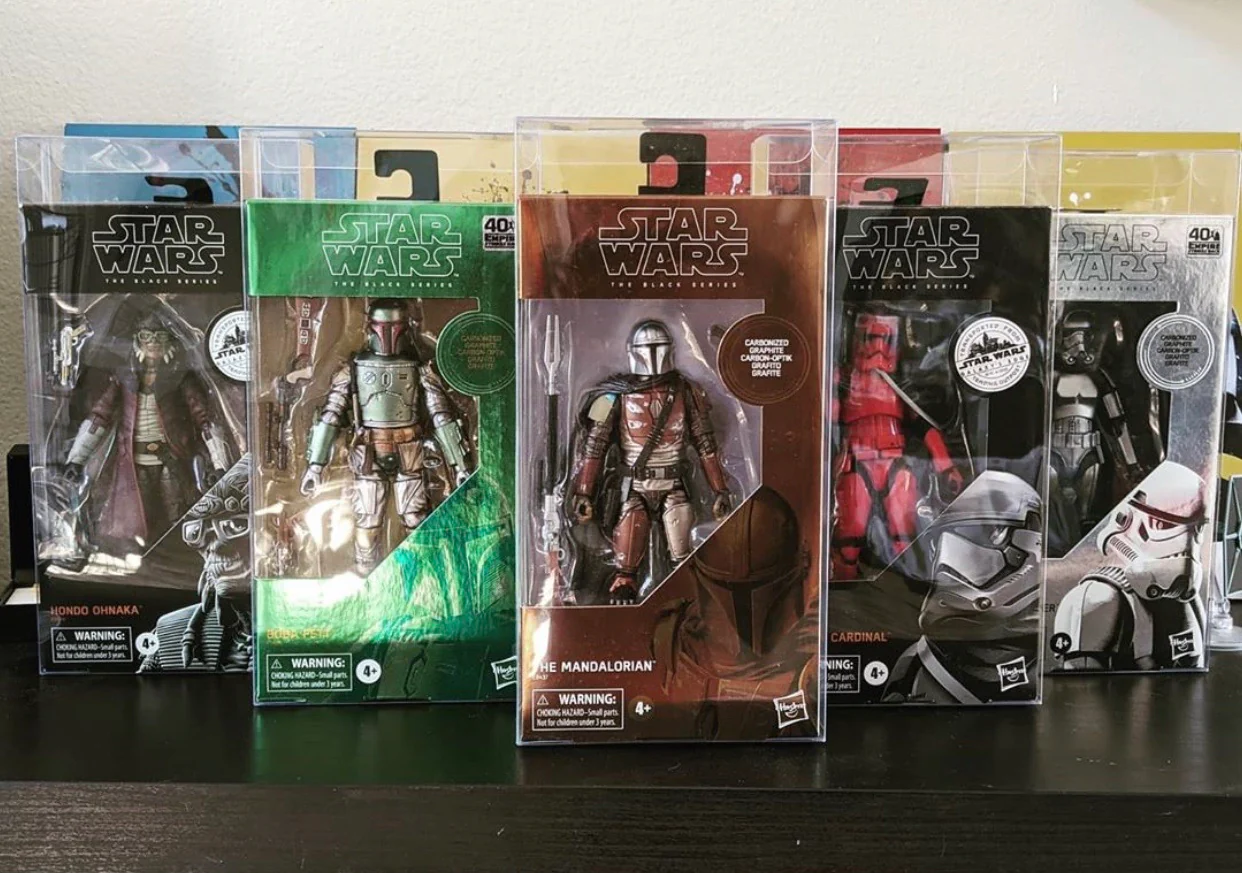 STAR WARS BLACK SERIES Protectors for Action Figures (0.50mm thick) 10.25h x 5w x 2d - Image 13