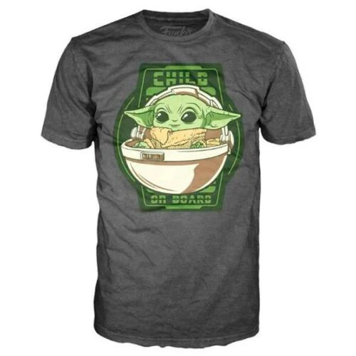 Funko Pop Star Wars Child on Board T-Shirt SIZE L