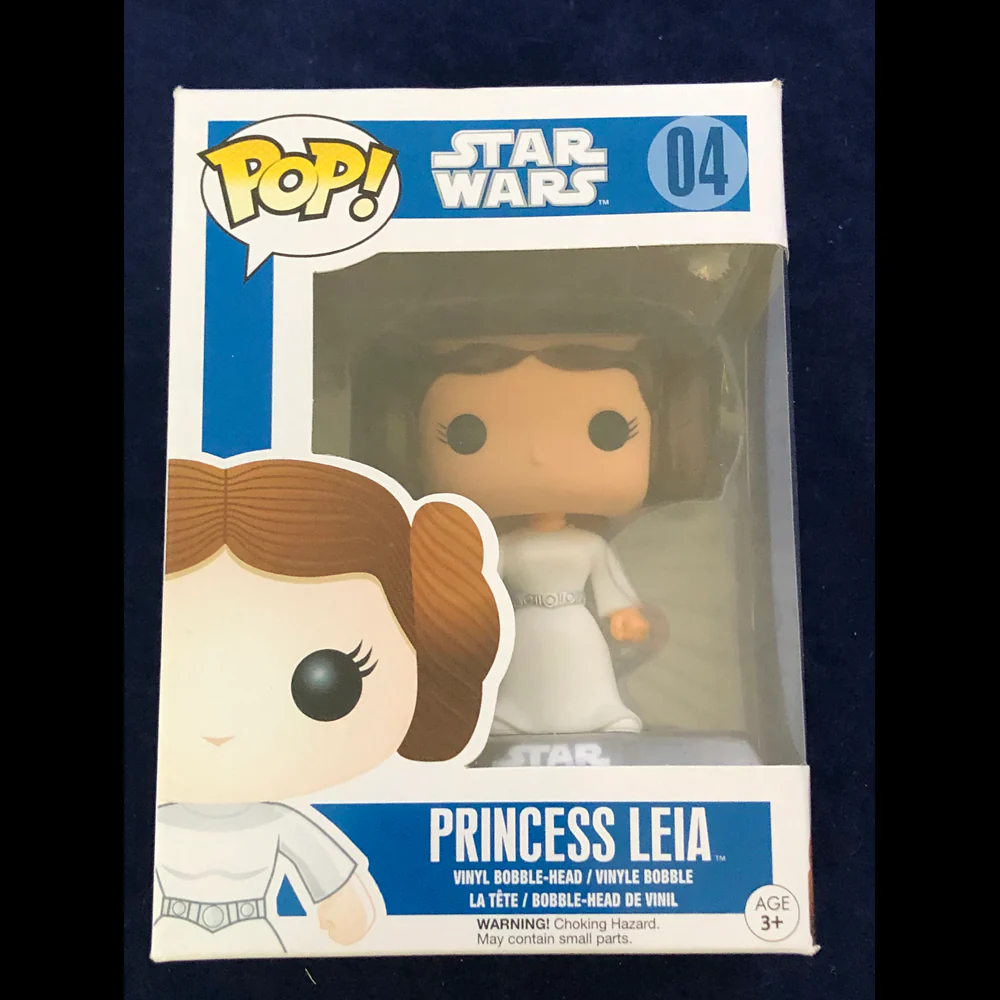 Funko Pop Star Wars Princess Leia Blue Box