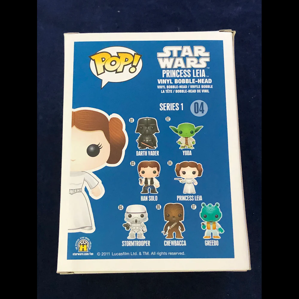 Funko Pop Star Wars Princess Leia Blue Box - Image 2