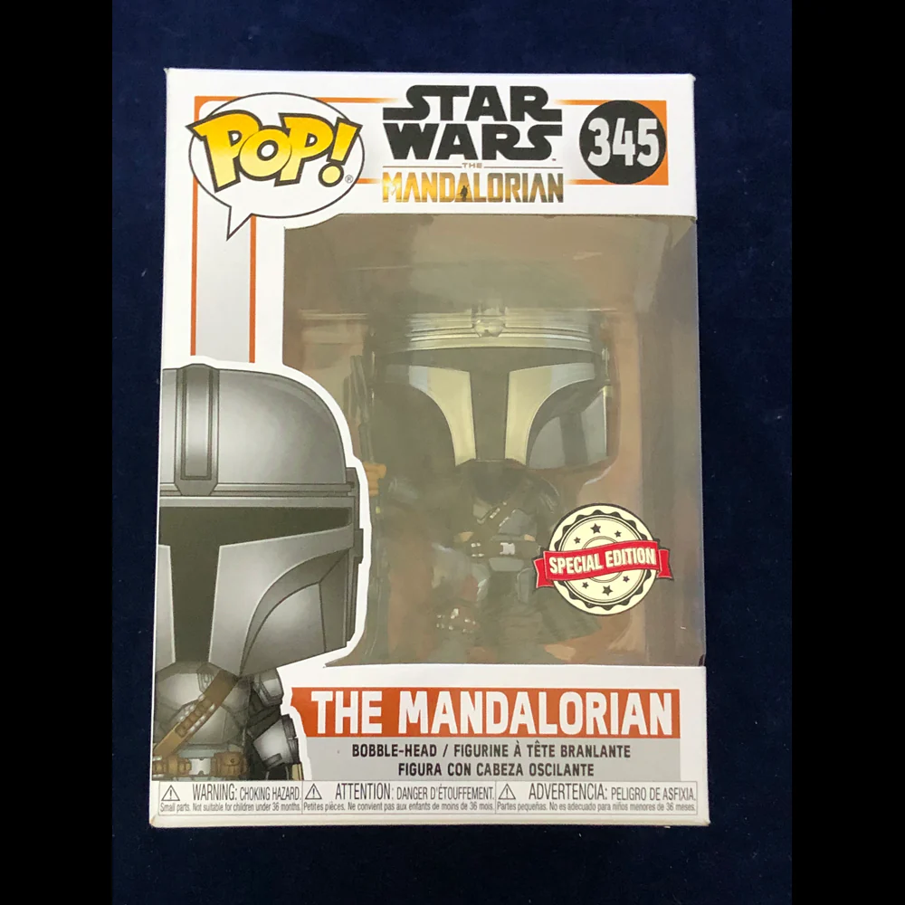 Funko Pop Star Wars The Mandalorian Chrome Helmet Special Edition